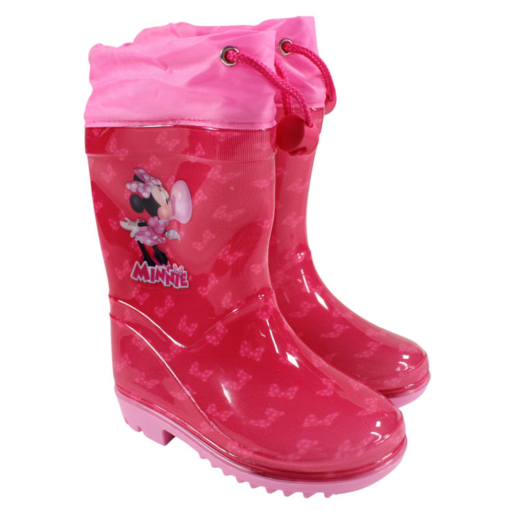 Picture of MIN364262 DISNEY MINNIE MOUSE WELLIES WITH FASTENER